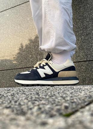 New balance 574 legacy blue/white3 фото