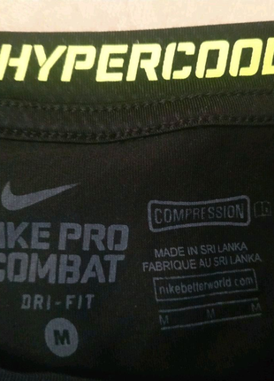 Чоловіча футболка на довгому рукаві nike pro combat dri-fit.5 фото