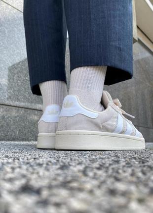 Adidas campus beige/white