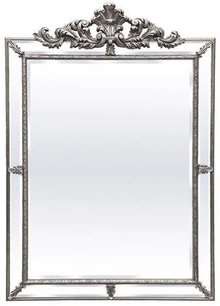 Дзеркало настінне версаль 113см, колір - срібло товар від виробника1 фото
