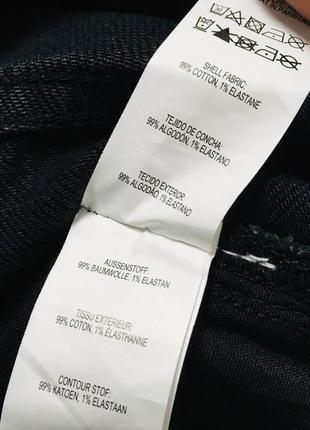 Чёрные джинсы с потертостями деним от denim co м6 фото