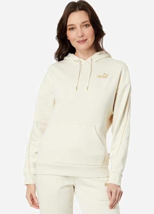 Худи женское puma ess+ minimal gold hoodie 68001987 s alpine snow