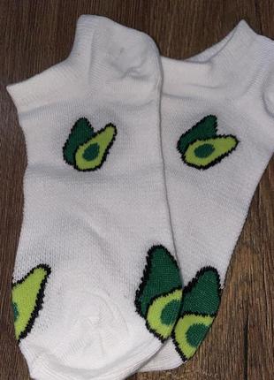 Короткие носки авокадо7 фото