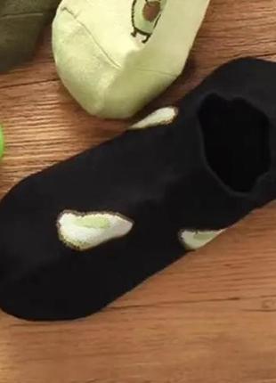 Короткие носки авокадо2 фото