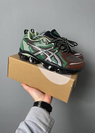 Asics gel-quantum kinetic dark sepia shamrock