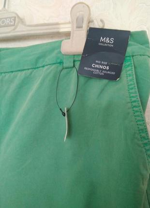 Стильні брюки чіноси chinos бренда marks & spencer,р.125 фото