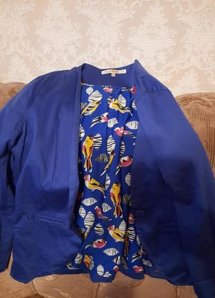 Пиджак коттоновый 42 евро размера4 фото