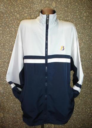 Спортивная кофта -ветровка  на сетке " ossme " 52-54 р