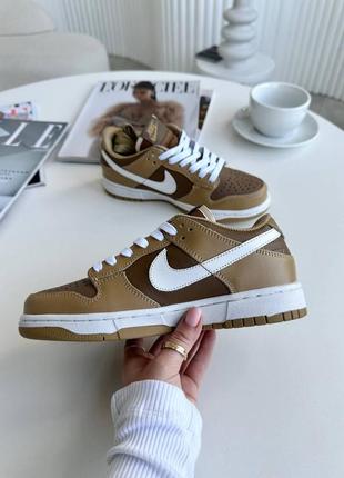 Nike dunk low brown5 фото
