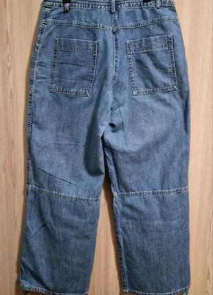❤ классные прямые натуральные джинсы укороченные с высокой посадкой капри5 фото