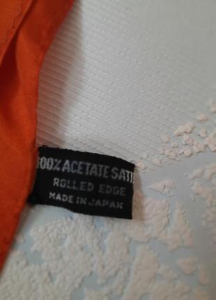 Рокошный сатиновий хустку з осіннім мотивом японія5 фото