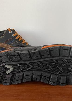 Ботинки мужские зимние черные спортивные - черевики чоловічі зимові спортивні чорні9 фото