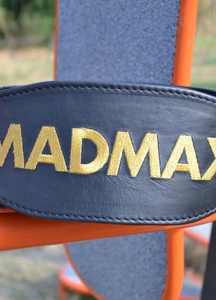 Пояс для тяжелой атлетики madmax mfb-999 restless & wild black xl9 фото