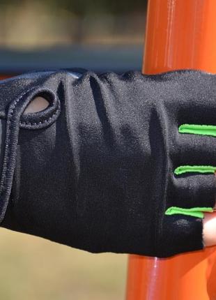 Перчатки для фитнеса madmax mfg-251 rainbow green l6 фото