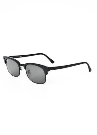 Очки унисекс солнцезащитные  ray ban rb3916 1305/b1 clabmaster square оригинал2 фото