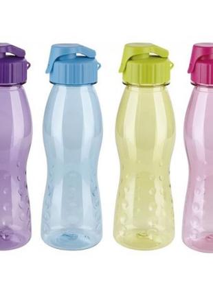 Пляшка для води з харчового пластику ernesto flip top 0,7 l (колір в асортименті)