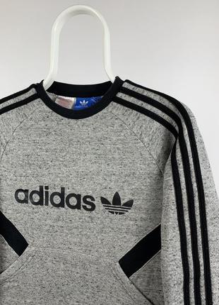 Оригинальный свитшот свитер кофта adidas с лампасами6 фото