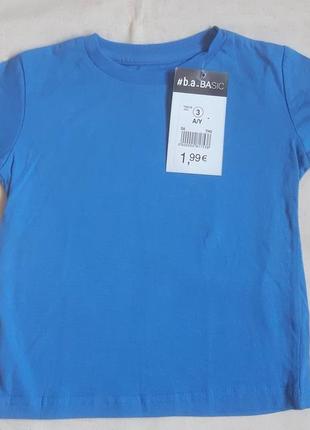 Однотонные разноцветные базовые футболки "b.a.basic" германия унисекс от 2 до 10 лет