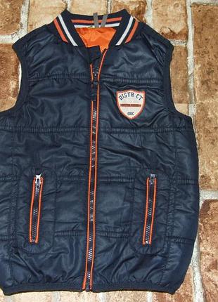 Теплая деми жилетка мальчику 1 - 2 года orchestra