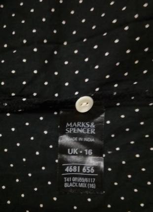 Блузка в горошек marks&spencer p.125 фото