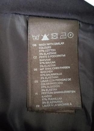 Котоновая юбка h&m трапеция размер s6 фото