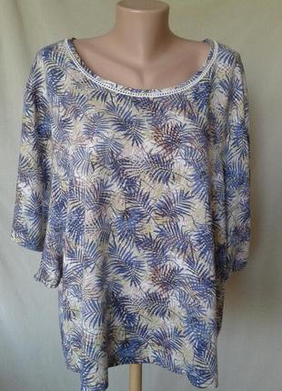 Вискозная блуза*распашонка indigo от m&s, размер 20