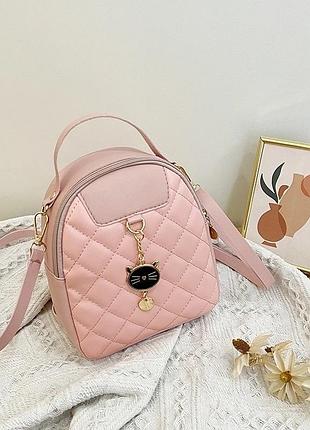 Сумочка котик рожева