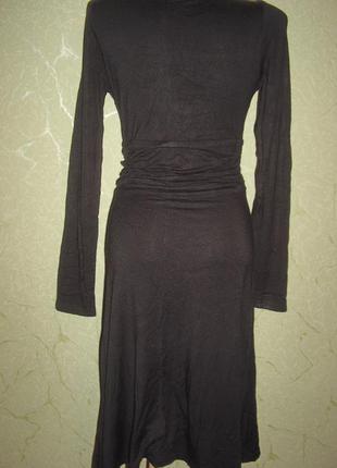 Платье классика черное хлопок визкоза.р.36 - s-m- larochelle2 фото
