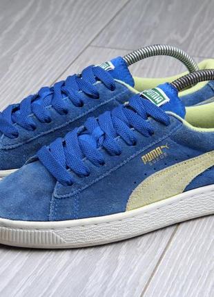 Кросівки puma Beanie suede оригінал сині замшеві розмір 38 puma Beanie basket
