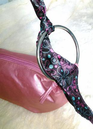 Розовая небольшая / маленькая сумка /сумочка / клатч4 фото