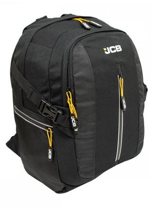 Рюкзак текстильний jcb bp66 (black/yellow)8 фото