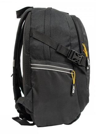 Рюкзак текстильний jcb bp66 (black/yellow)7 фото