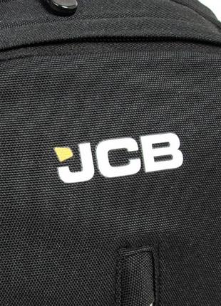 Рюкзак текстильний jcb bp66 (black/yellow)2 фото