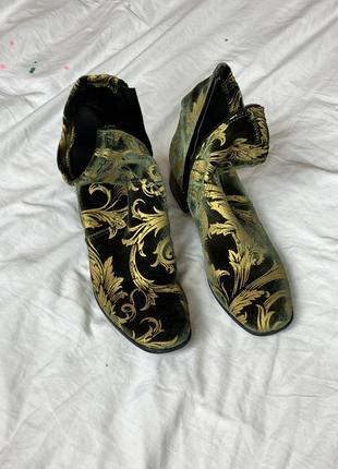 Tamaris ботинки-туфли бархатные 38