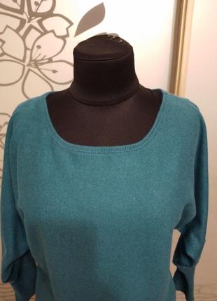Брендовий вовняний віскозний светр джемпер пуловер ангора5 фото