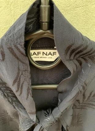 Блузка naf naf  темно синяя6 фото