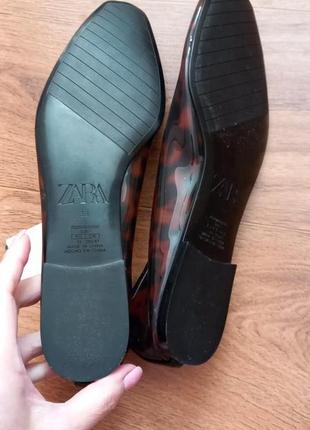 Новые туфли балетки zara 202410 фото