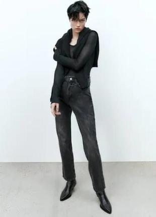 Новые хлопковые джинсы zara 20243 фото