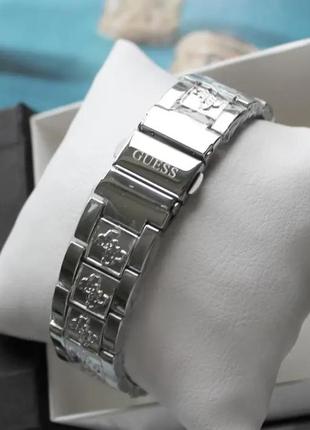 Жіночі наручні годинники guess silver&black7 фото