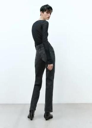 Новые хлопковые джинсы zara 20244 фото