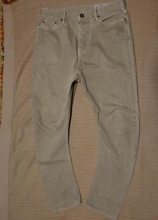 Щільні х/б джинси з анатомічним кроєм штанин allsaints spitalfields англія 32/32 р.