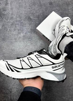 Оригінальні чоловічі кросівки salomon xt-6 white/black 41-45р.4 фото