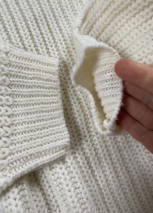 Стильный белый/молочный свитер оверсайз,even &odd,pl-xl4 фото