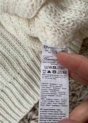 Стильный белый/молочный свитер оверсайз,even &odd,pl-xl8 фото