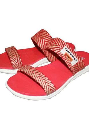 Шльопанці текстиль червоний 004 р.40 тм yaprak shoes "kg"