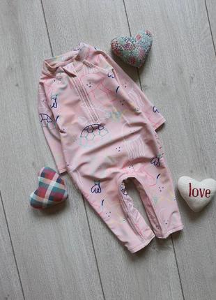 Купальный костюм 3-6 мес девушка