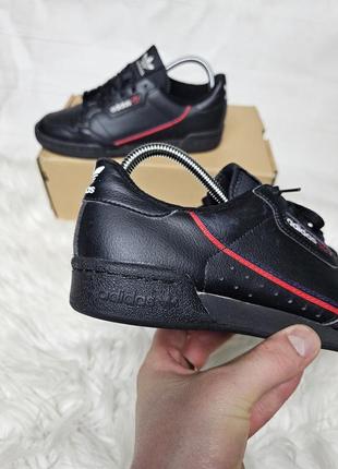 adidas continental 80 in black 39 1000 150879971