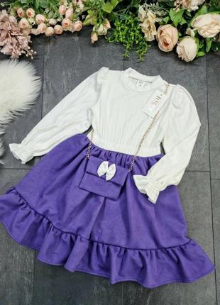 🩷 отличное нарядное платье👗 с сумочкой 👛