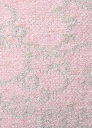 Ковер my home moretti side двусторонний розовый с белым "kg"4 фото