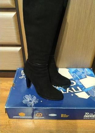 Чоботи,  сапоги из замши розмер 40👢👜